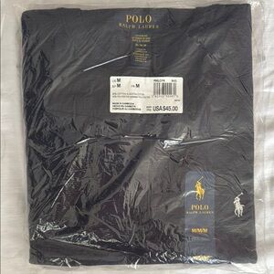 Polo by Ralph Lauren Blue and White Classic Polo Shirt